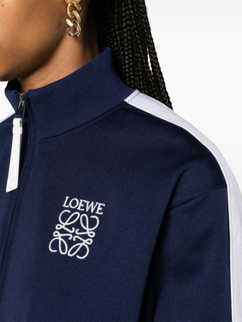 Blue Anagram-embroidered Performance Track Jacket
