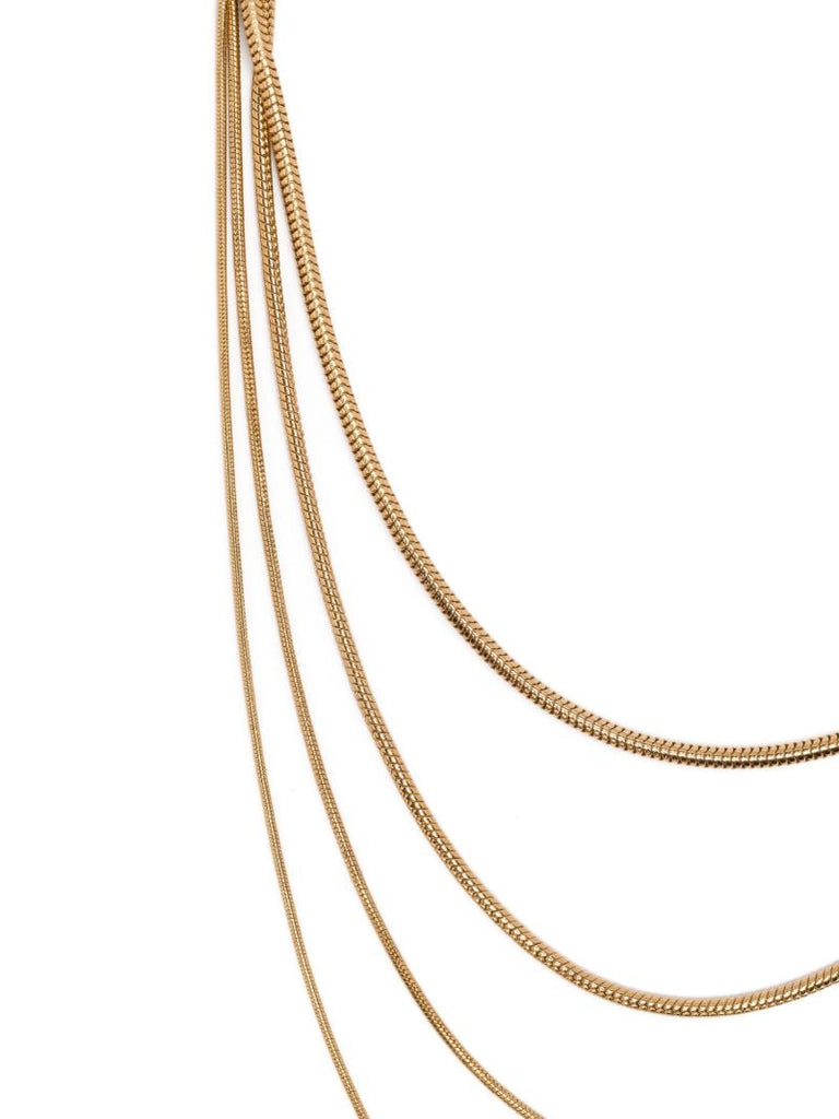 18kt Yellow Gold Multi-chain Necklace
