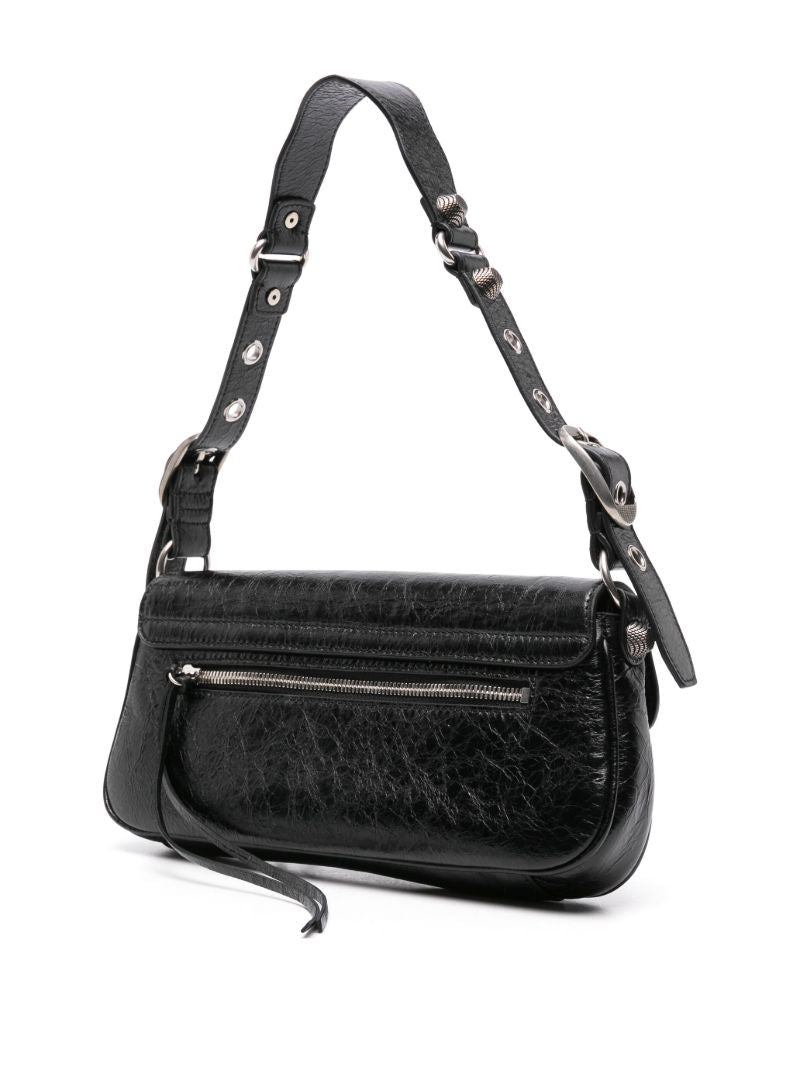 Black Le Cagole Small Slim Shoulder Bag