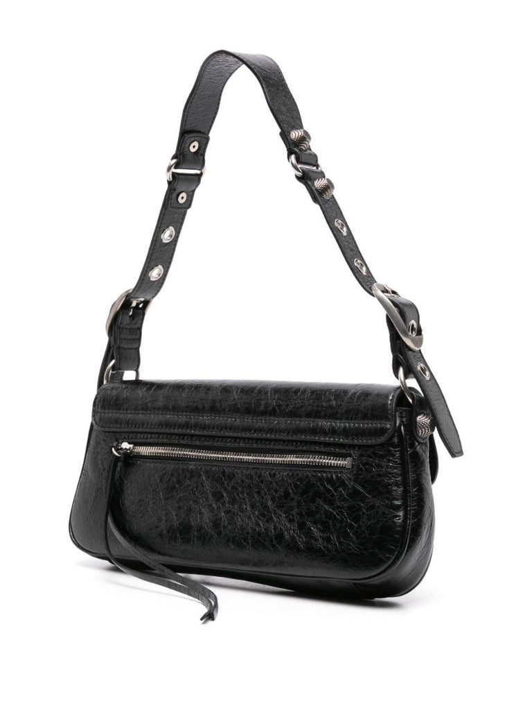 Black Le Cagole Small Slim Shoulder Bag