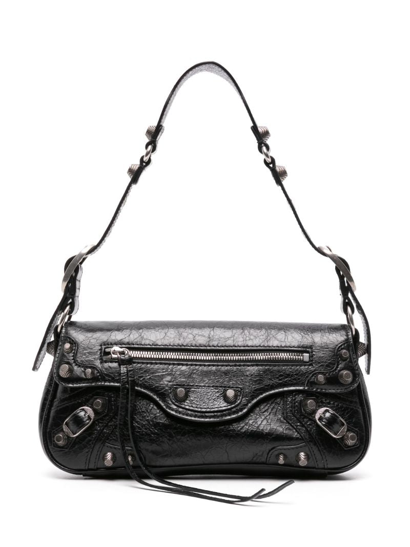 Black Le Cagole Small Slim Shoulder Bag
