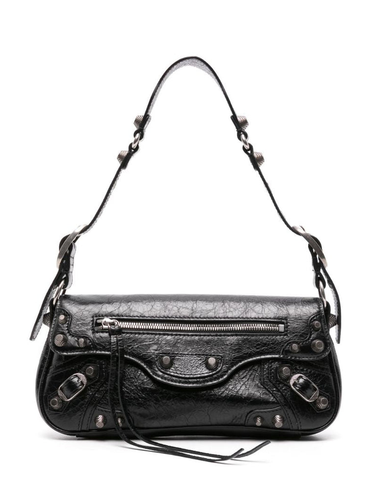 Black Le Cagole Small Slim Shoulder Bag