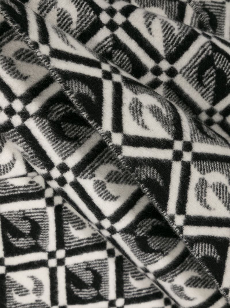 Black Moon Diamant Wool Scarf
