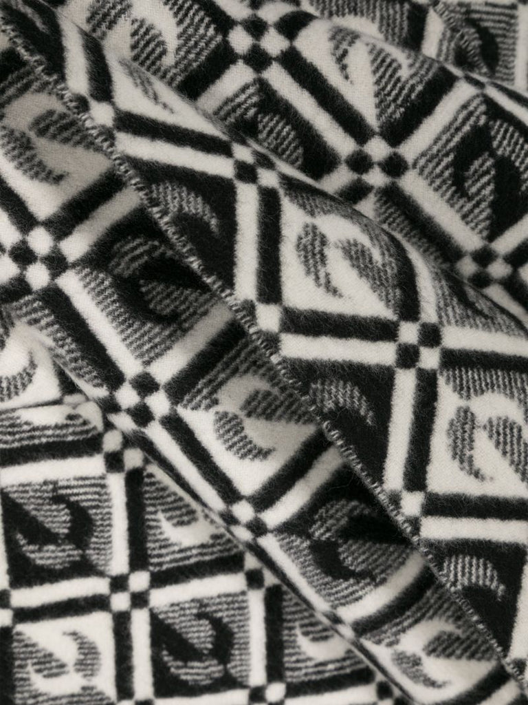 Black Moon Diamant Wool Scarf