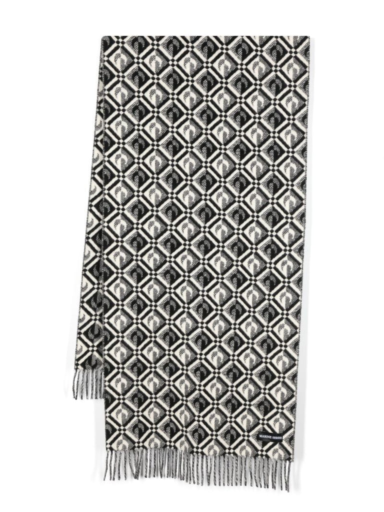 Black Moon Diamant Wool Scarf