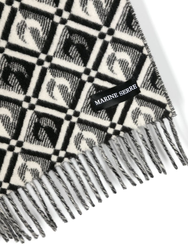Black Moon Diamant Wool Scarf