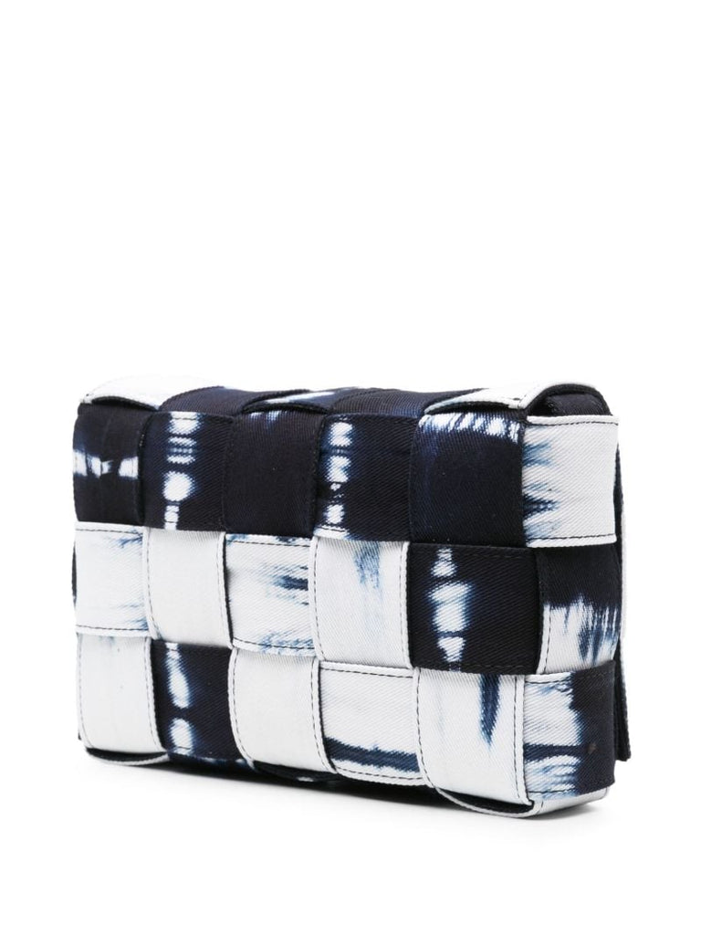 Blue Candy Cassette Denim Cross Body Bag