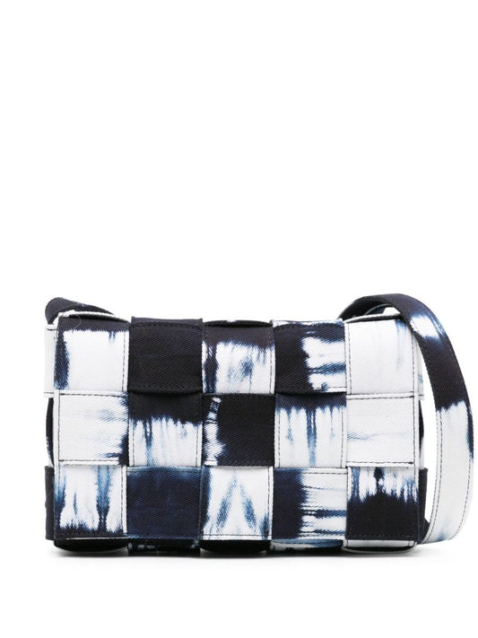 Blue Candy Cassette Denim Cross Body Bag