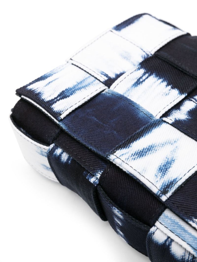 Blue Candy Cassette Denim Cross Body Bag