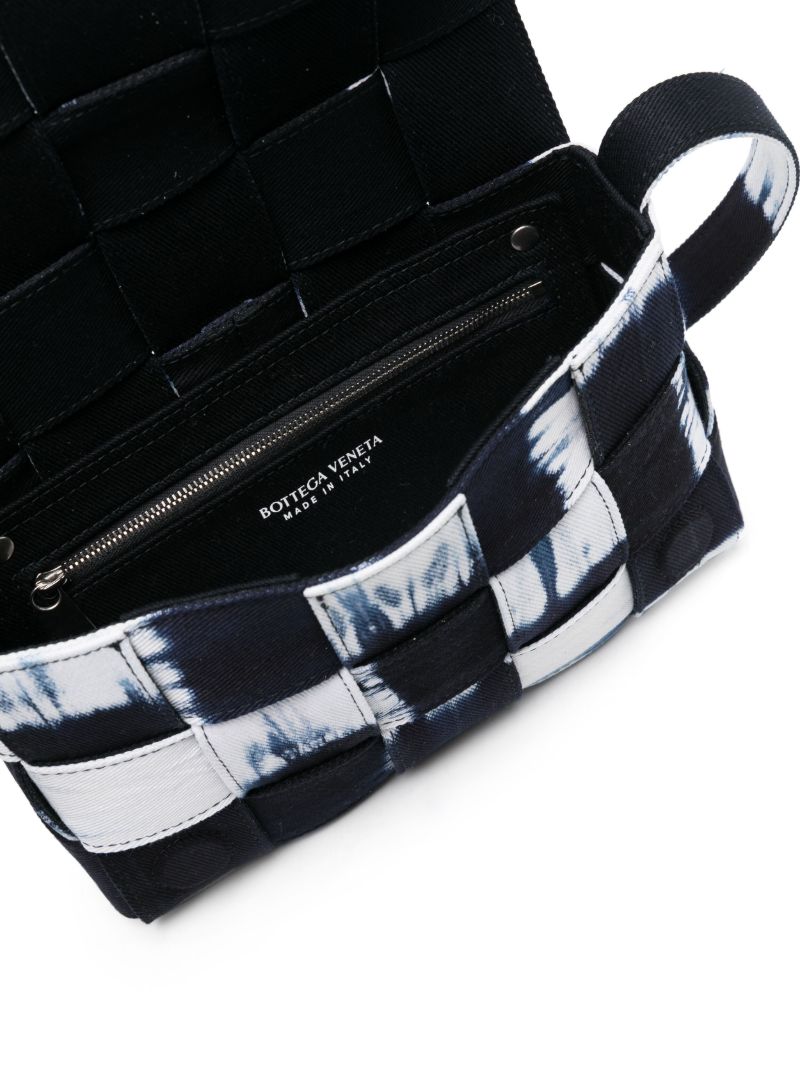 Blue Candy Cassette Denim Cross Body Bag