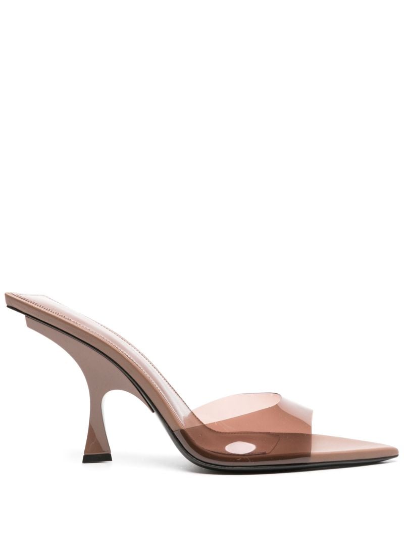 Brown Ester 95 Transparent Mules