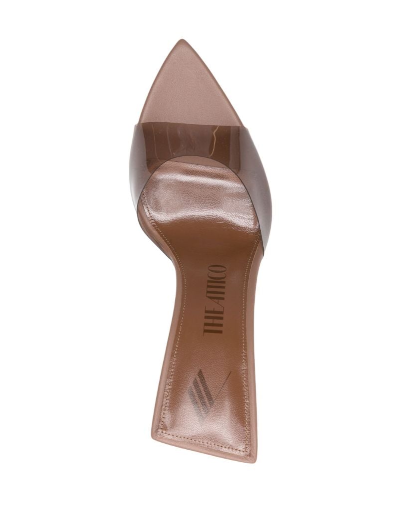 Brown Ester 95 Transparent Mules