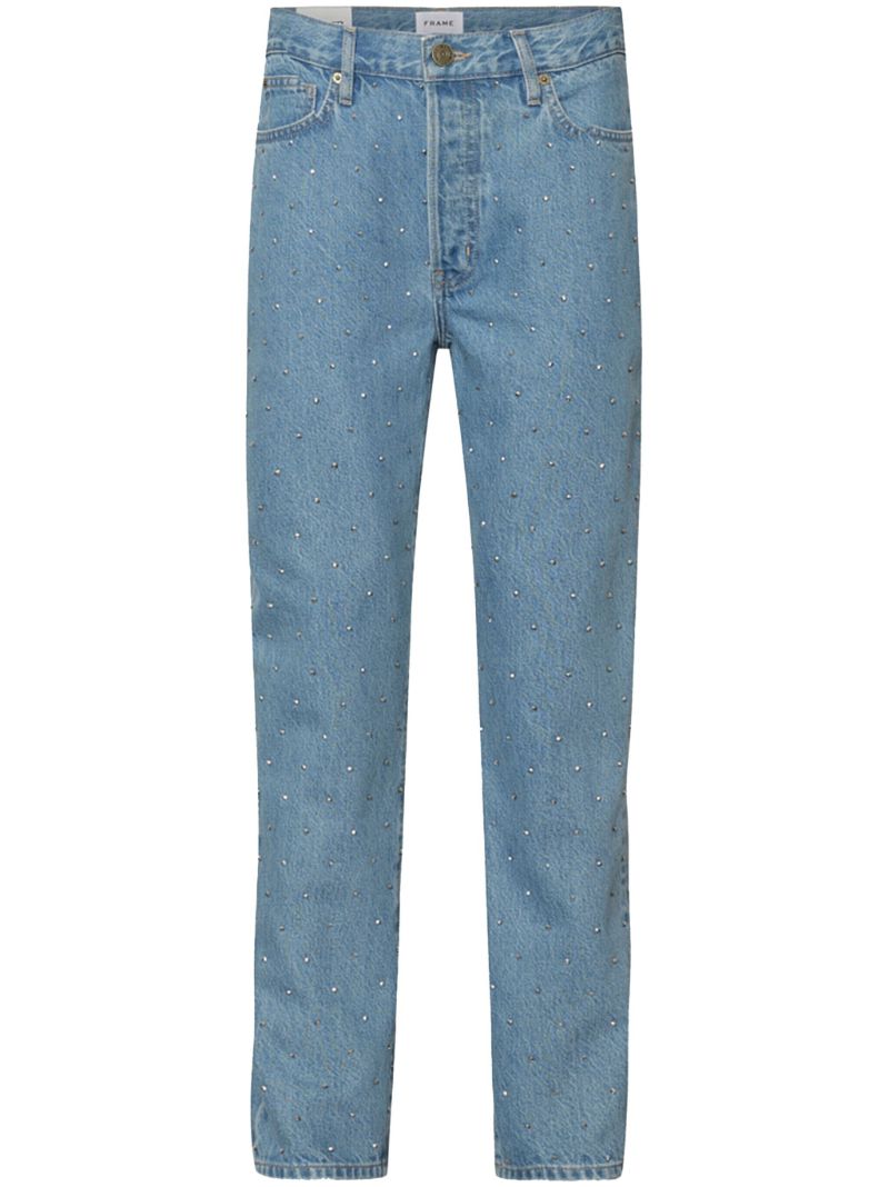 Blue Atelier Embellished Le Mec Straight-leg Jeans