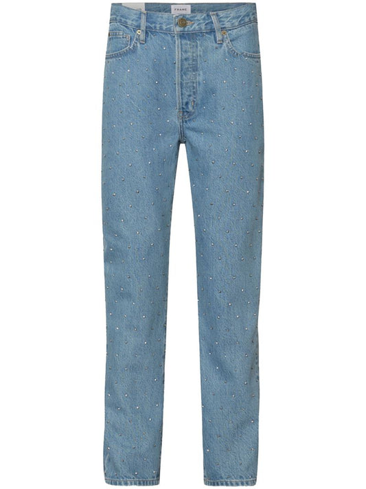 Blue Atelier Embellished Le Mec Straight-leg Jeans