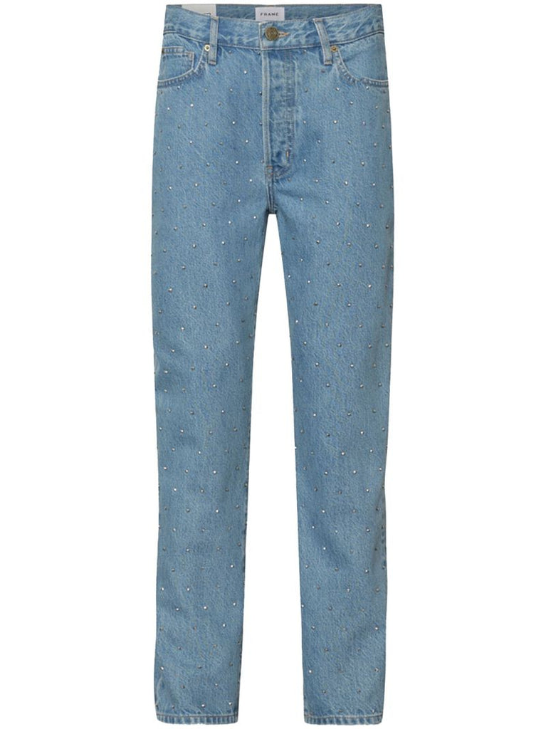 Blue Atelier Embellished Le Mec Straight-leg Jeans