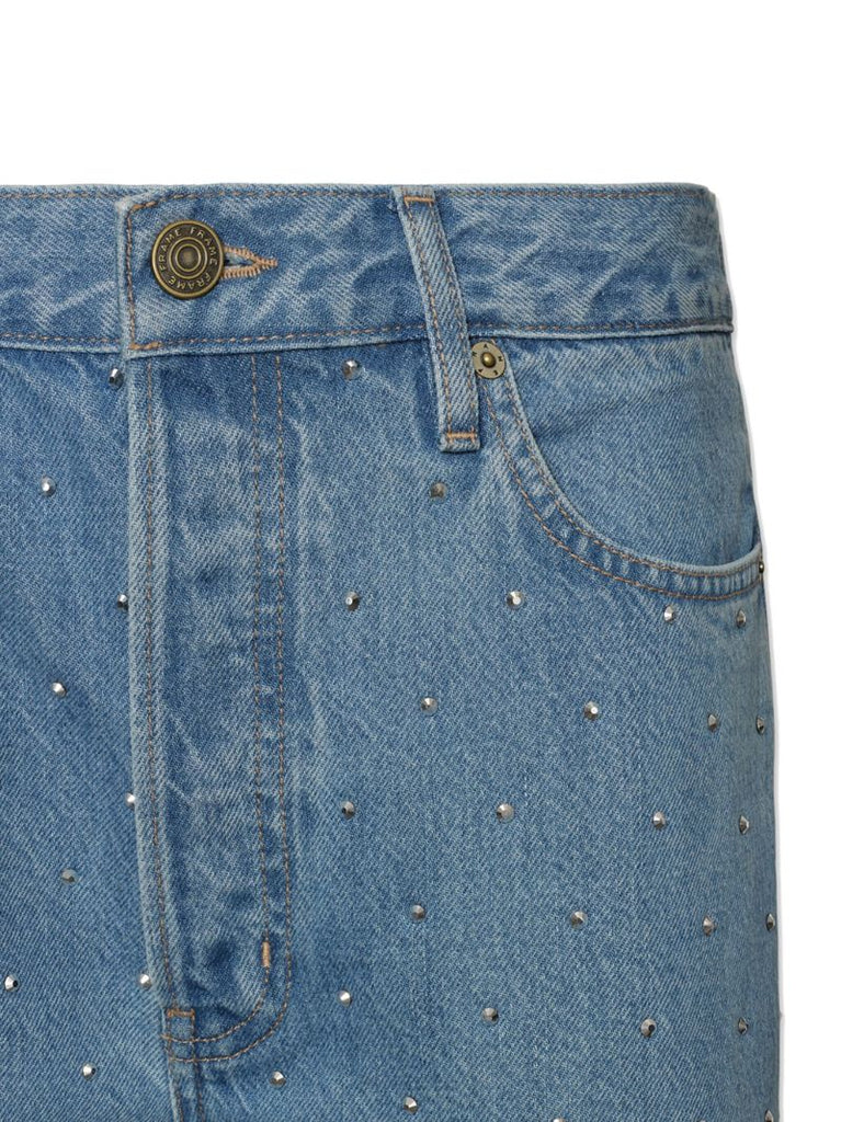 Blue Atelier Embellished Le Mec Straight-leg Jeans