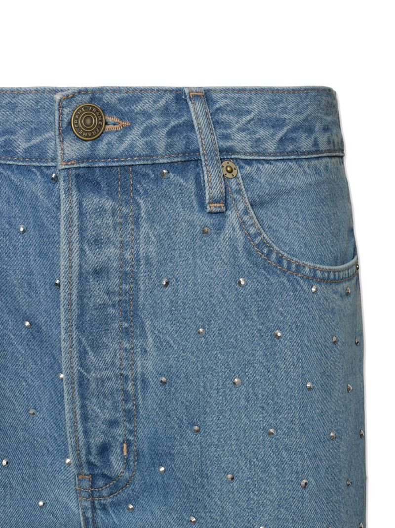 Blue Atelier Embellished Le Mec Straight-leg Jeans
