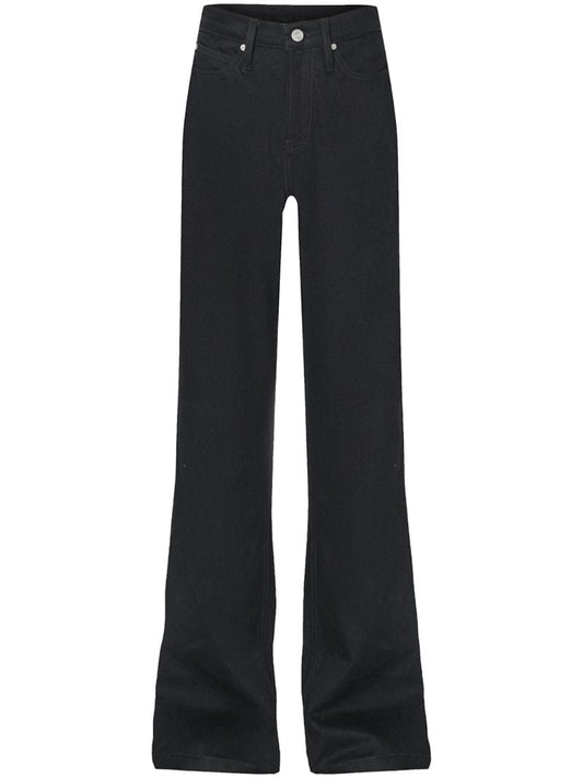 Black  Slim Stacked Straight-leg Jeans