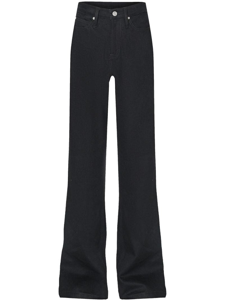 Black  Slim Stacked Straight-leg Jeans