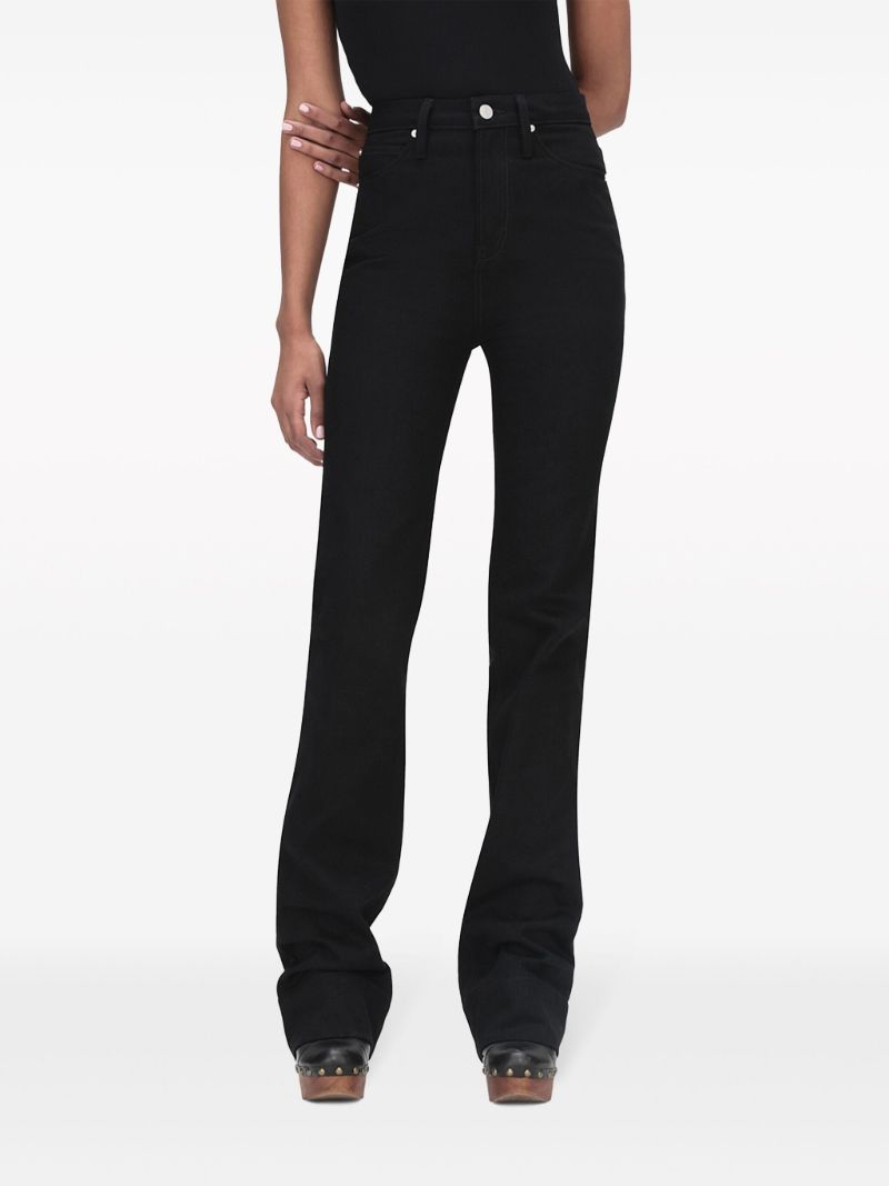 Black  Slim Stacked Straight-leg Jeans