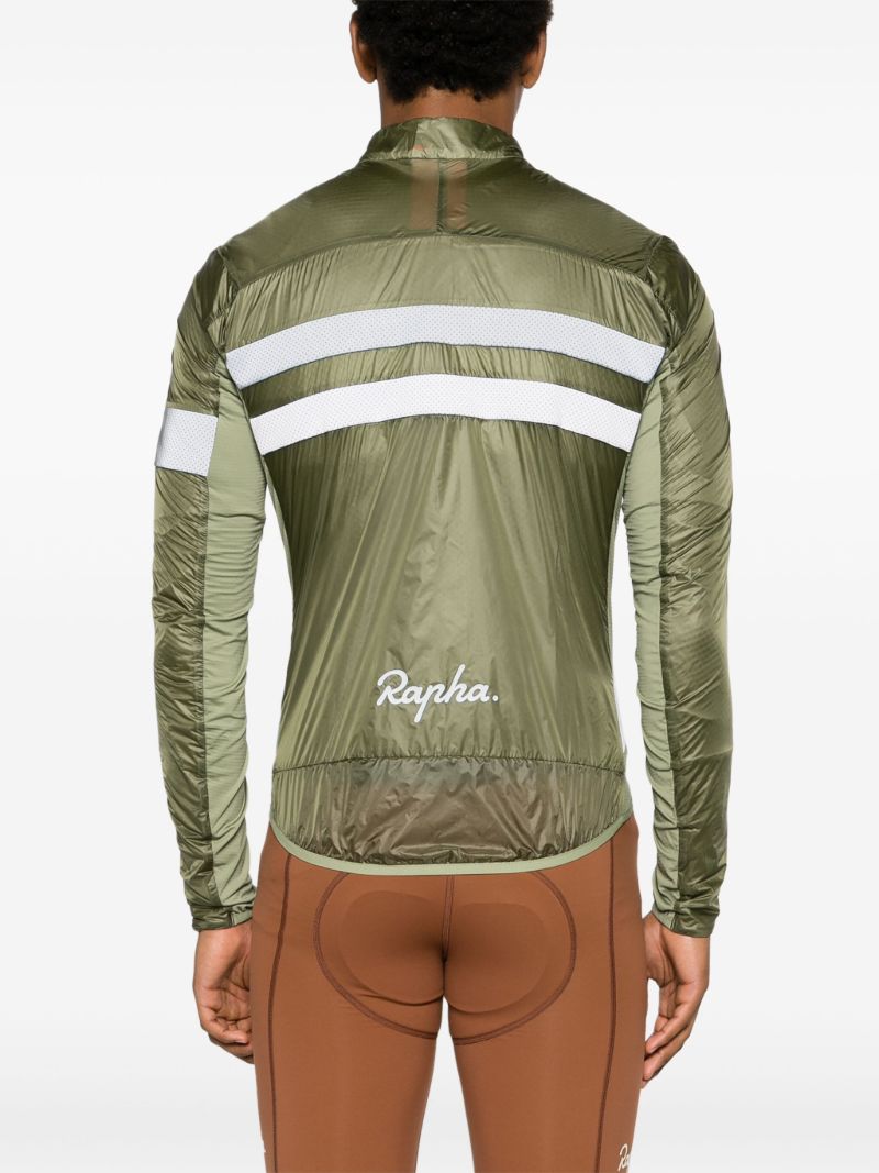 Green Brevet Stripe Lightweight Jacket
