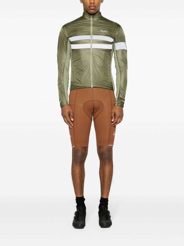 Green Brevet Stripe Lightweight Jacket