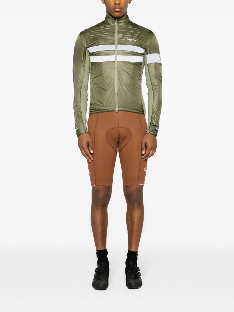 Green Brevet Stripe Lightweight Jacket