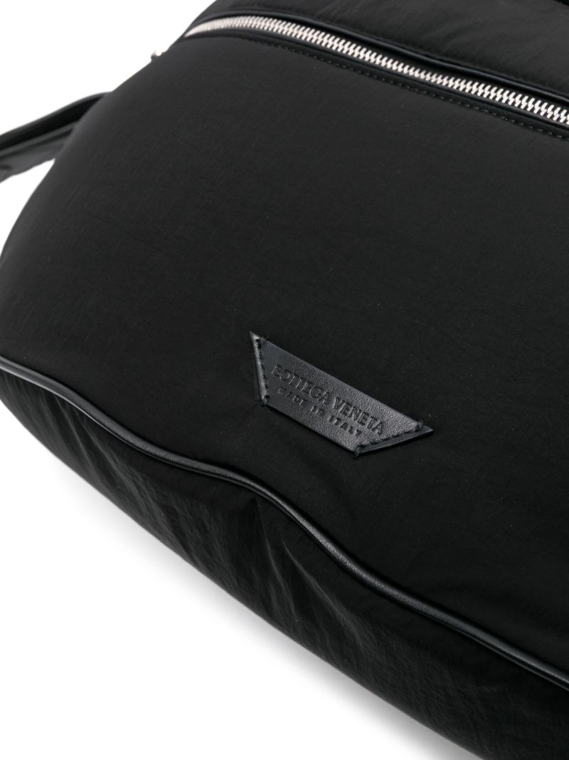 Black Intrecciato-strap Belt Bag