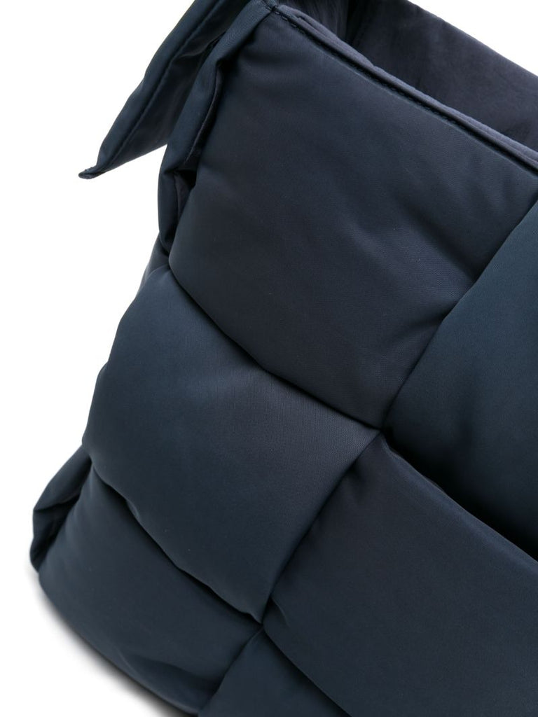 Black Padded Tech Arco Tote Bag