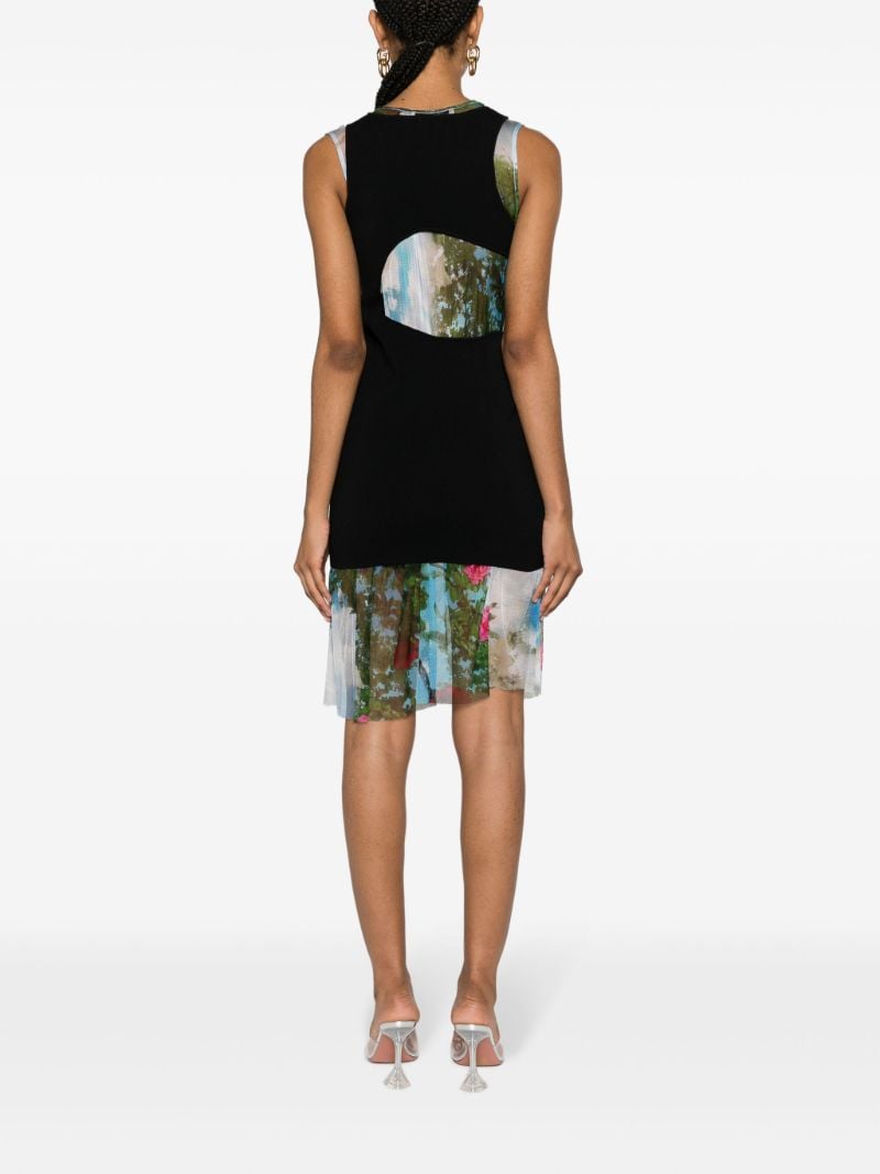 Black Lucid Encircled Edge Mini Dress
