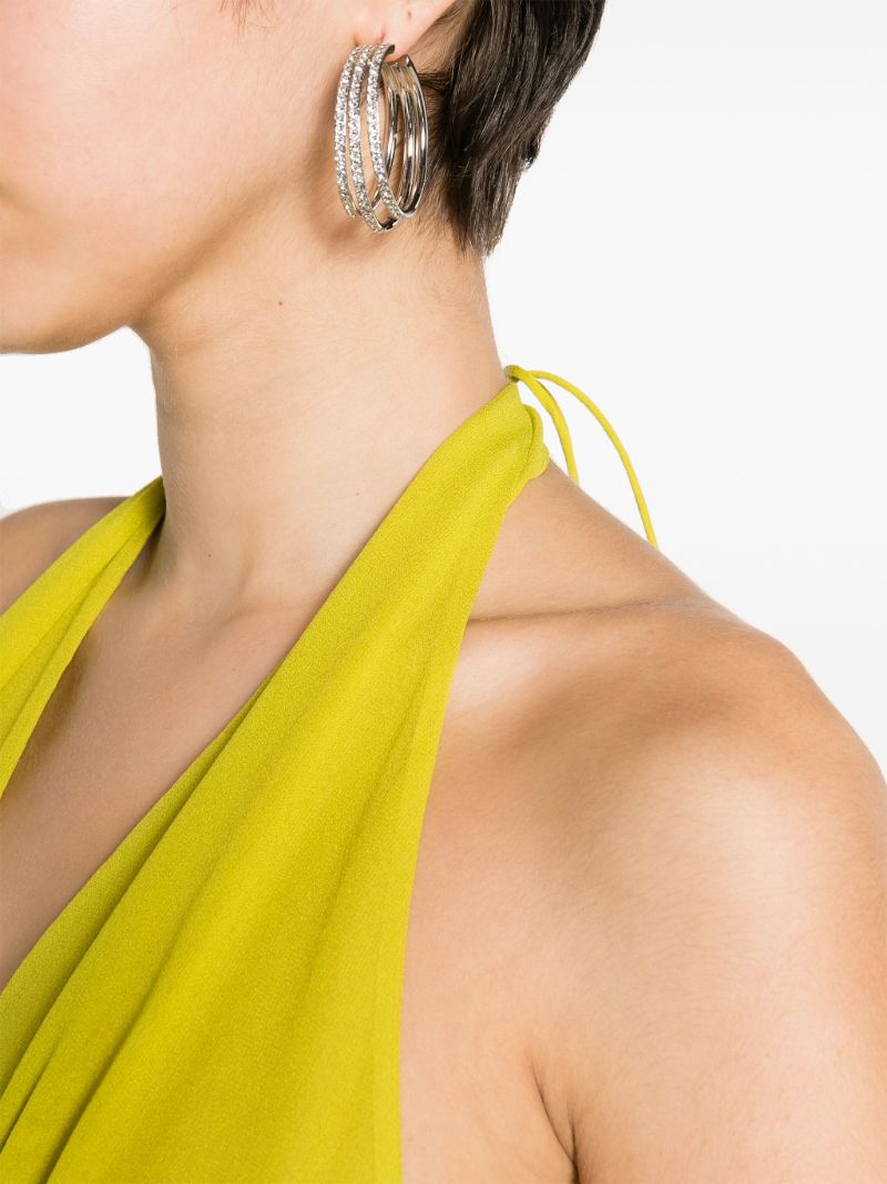 Green Springs Silk Midi Dress