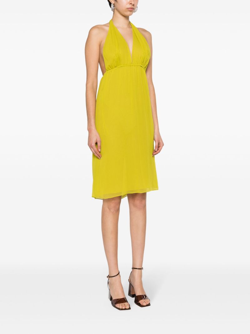 Green Springs Silk Midi Dress