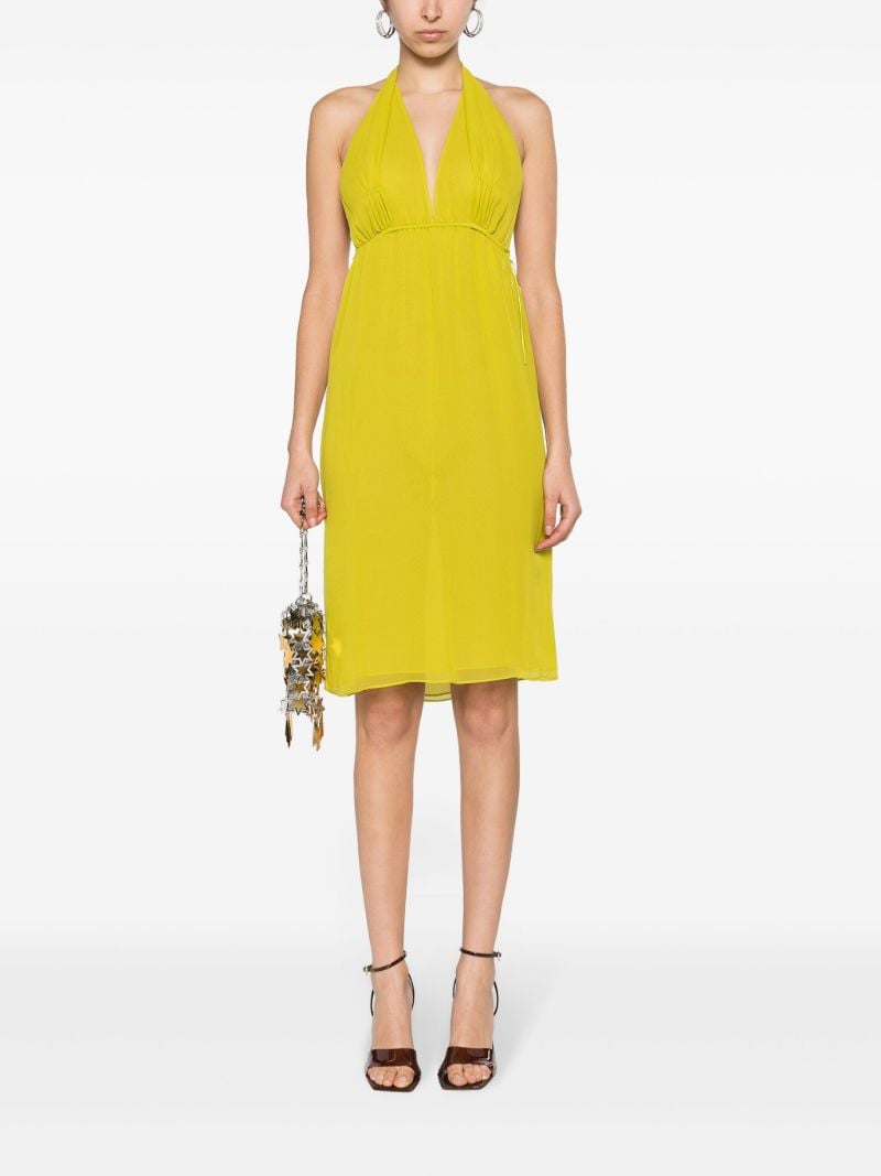 Green Springs Silk Midi Dress