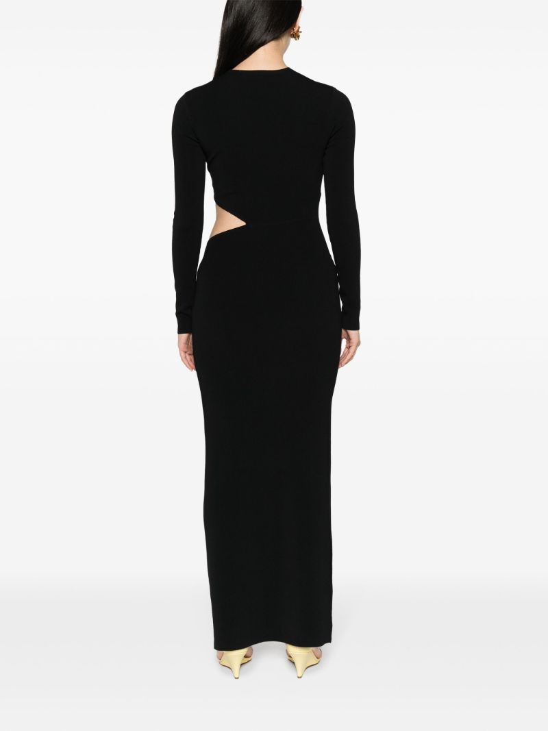 Black Salacia Cut-out Midi Dress