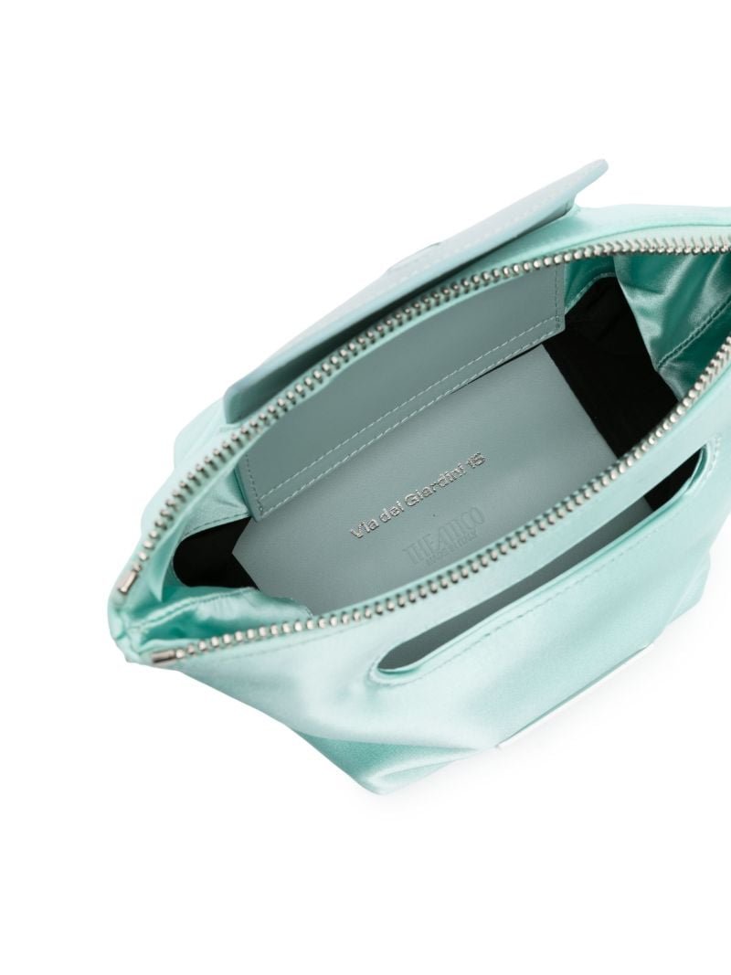 Grene Via Del Giardini Satin Crossbody Bag