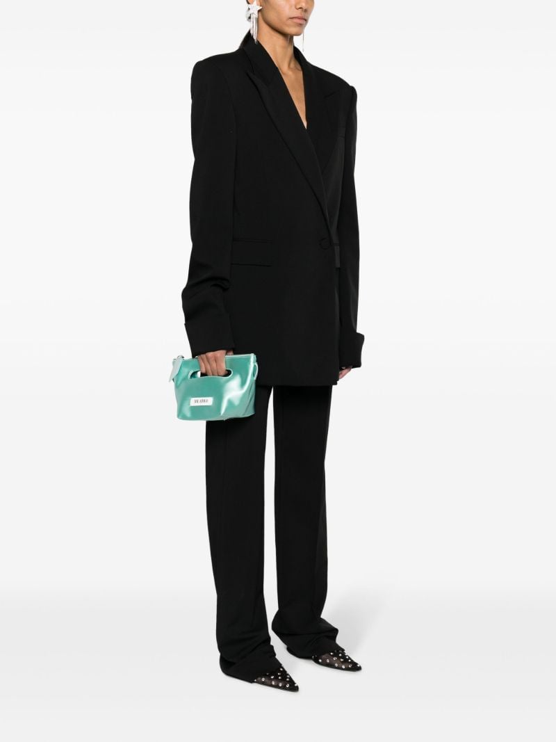 Grene Via Del Giardini Satin Crossbody Bag