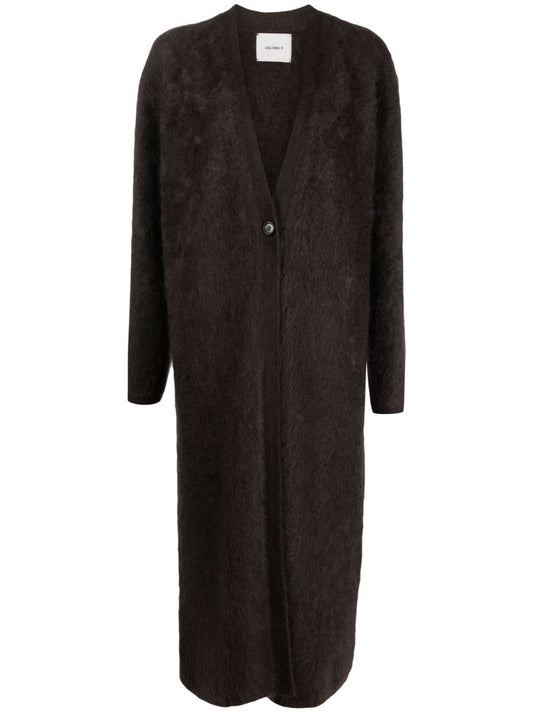 Brown the Agda Cashmere Cardigan