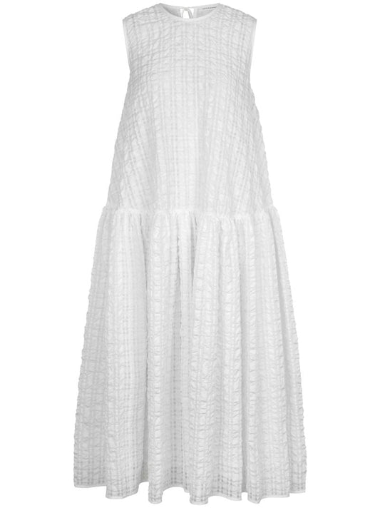 White Anna Karin Seersucker Dress