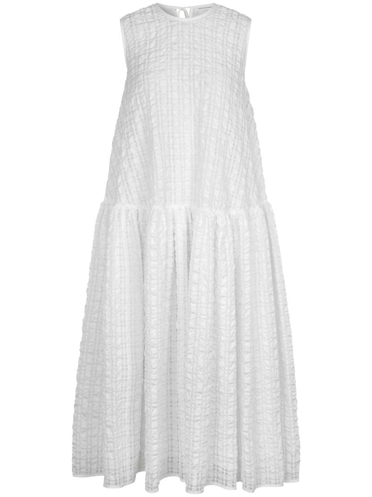 White Anna Karin Seersucker Dress