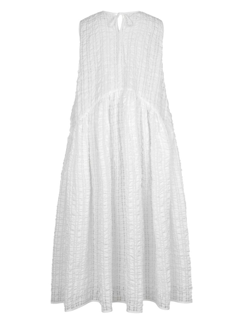 White Anna Karin Seersucker Dress