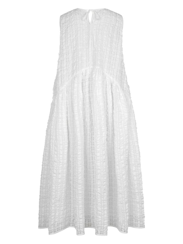 White Anna Karin Seersucker Dress