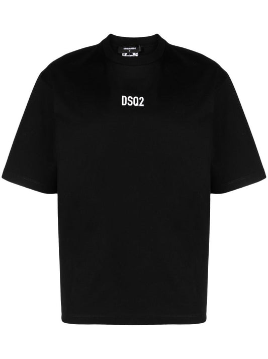 Black Logo-print T-shirt