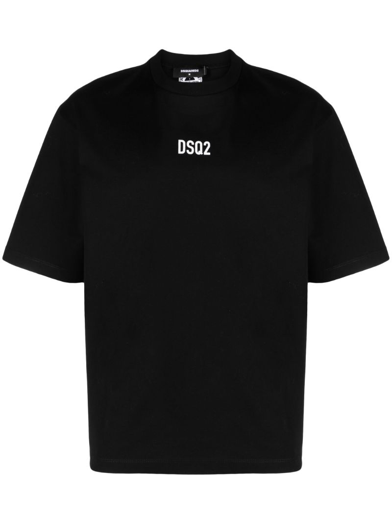 Black Logo-print T-shirt
