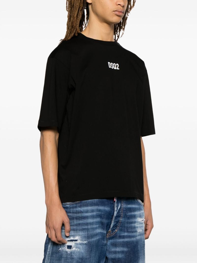 Black Logo-print T-shirt