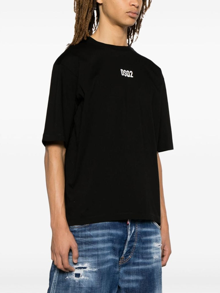 Black Logo-print T-shirt