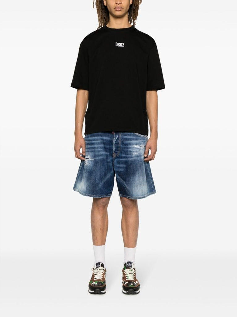 Black Logo-print T-shirt