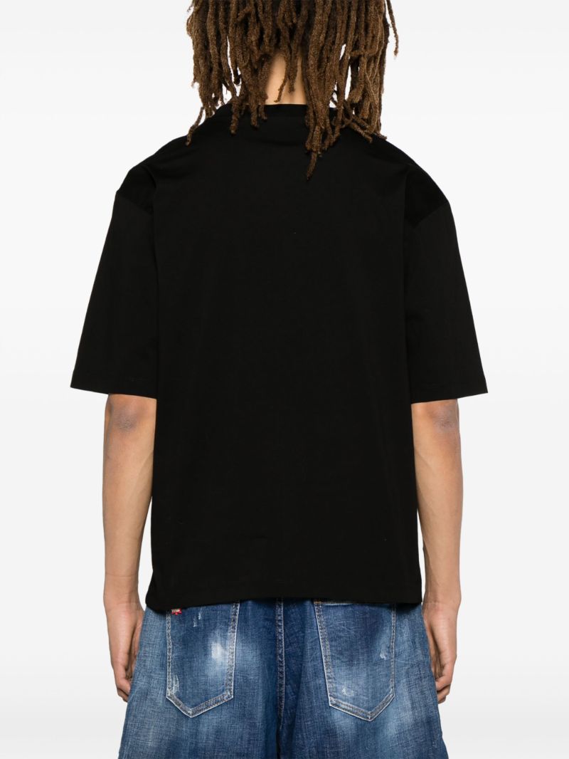 Black Logo-print T-shirt