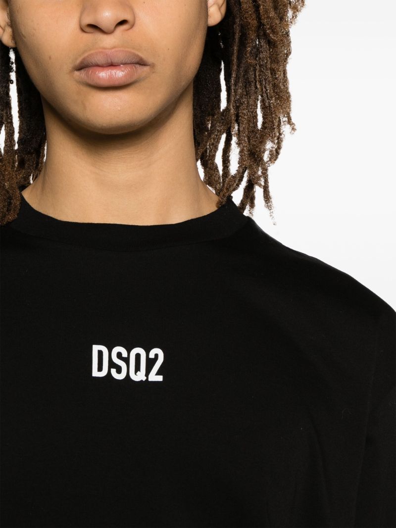 Black Logo-print T-shirt