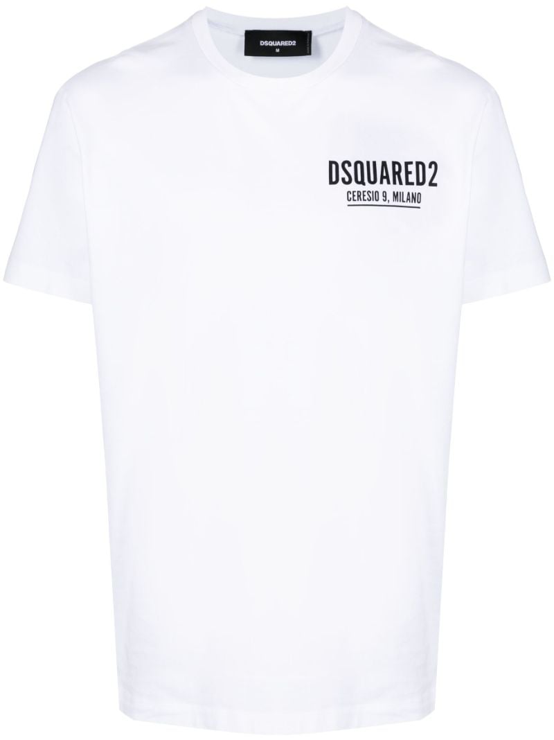 White Ceresio-9 Cotton T-shirt