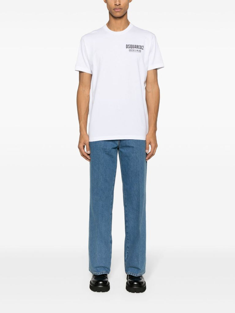 White Ceresio-9 Cotton T-shirt
